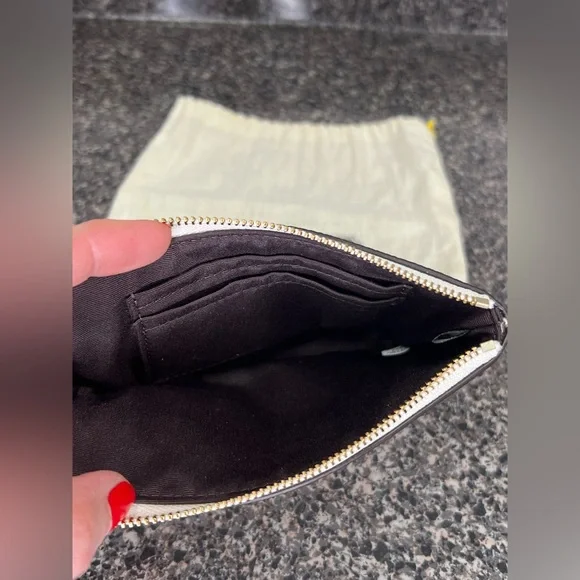 Coach White Leather Clutch Wristlet - Picture 4 of 4